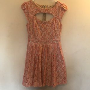 Fit and flare, fun back dress
